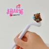 Chenxi's new Panda Twist pen, student stress-relieving gel pen, high appearance level creative stationery wholesale, signature pen wholesale Specification image